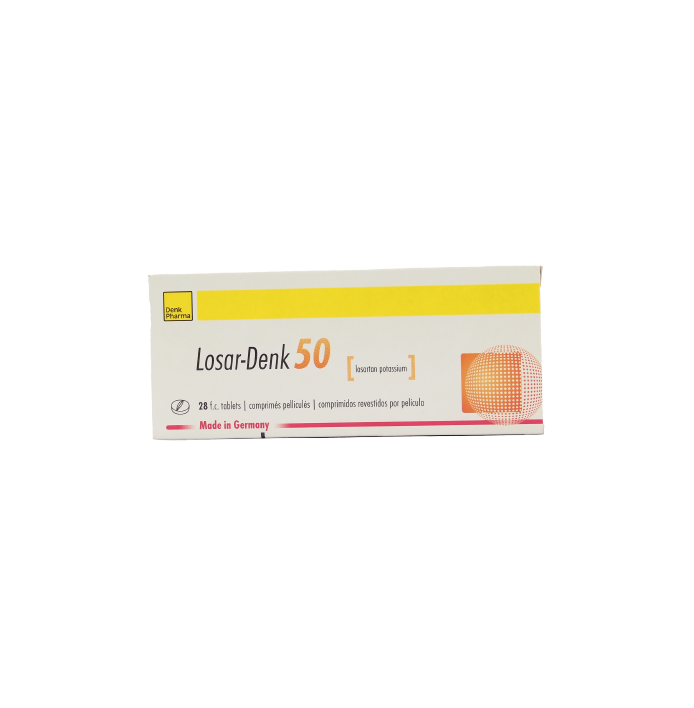 ໂລຊາ-ແດັງ 50mg 2Bl/Box